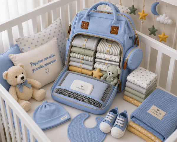 Mochila Pre y Postnatal Premium – Para Clínicas Hospitales y Recién Nacido